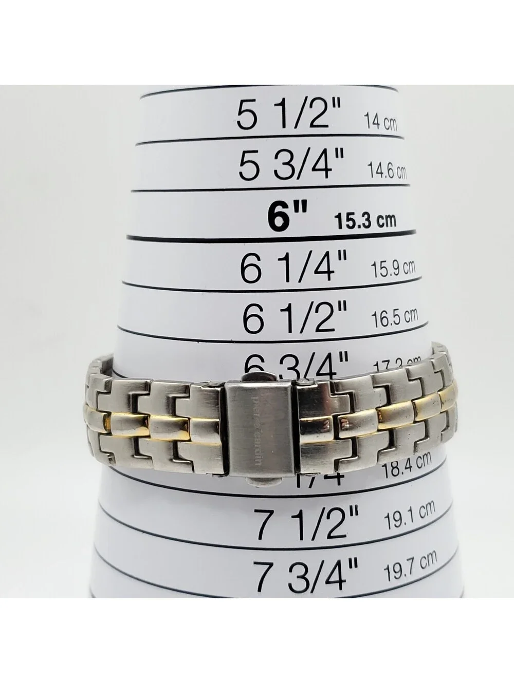 Pierre Cardin Diamond Watch Women 28mm Two-Tone New Battery
